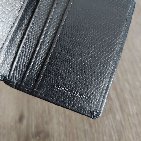 Mens Black Trifold Leather Wallet - Picture 4 of 8